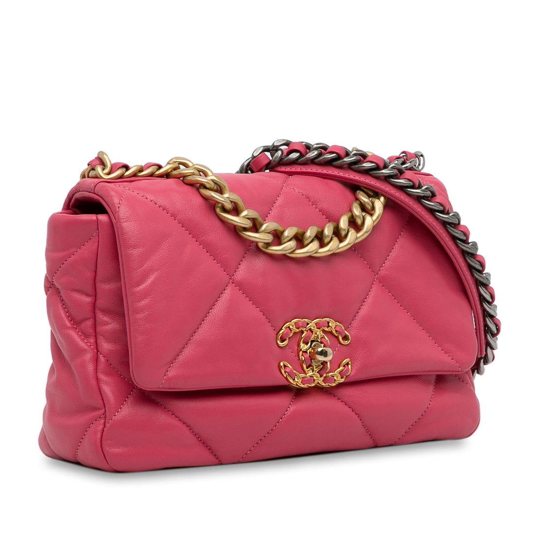 Chanel Medium Lambskin 19 Flap (SHG-b0YUK3)