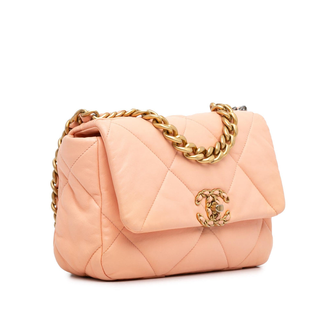 Chanel Medium Lambskin 19 Flap (SHG-WwoWUd)