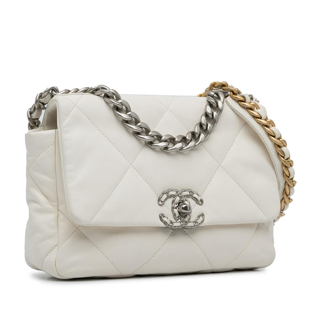Chanel Medium Lambskin 19 Flap (SHG-aeKGRk)