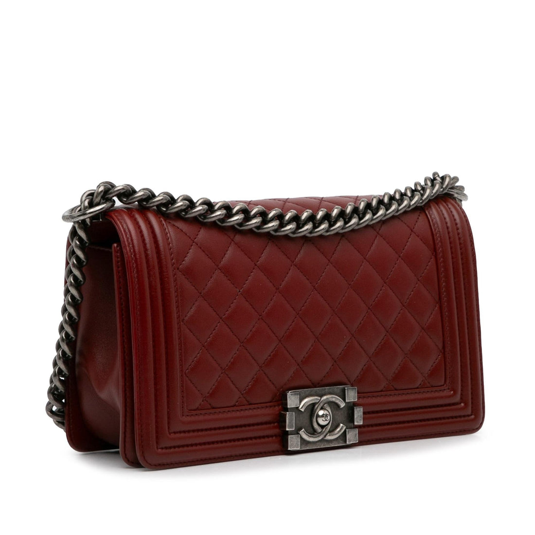Pearl Street Bags Chanel Medium Lambskin Boy Flap (SHG-rwJIri)