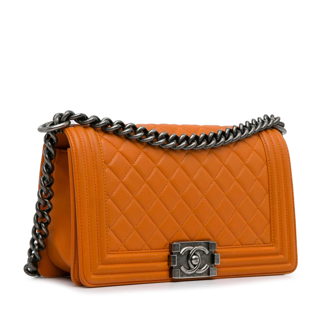 Pearl Street Bags Chanel Medium Lambskin Boy Flap (SHG-yq2bEE)