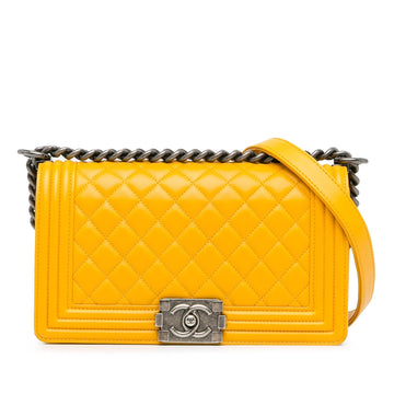 Top Quality Chanel Medium Lambskin Boy Flap (SHG-uTIxdw)