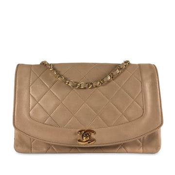 Pearl Street Bags Chanel Medium Lambskin Diana Flap (SHG-wY7su4)