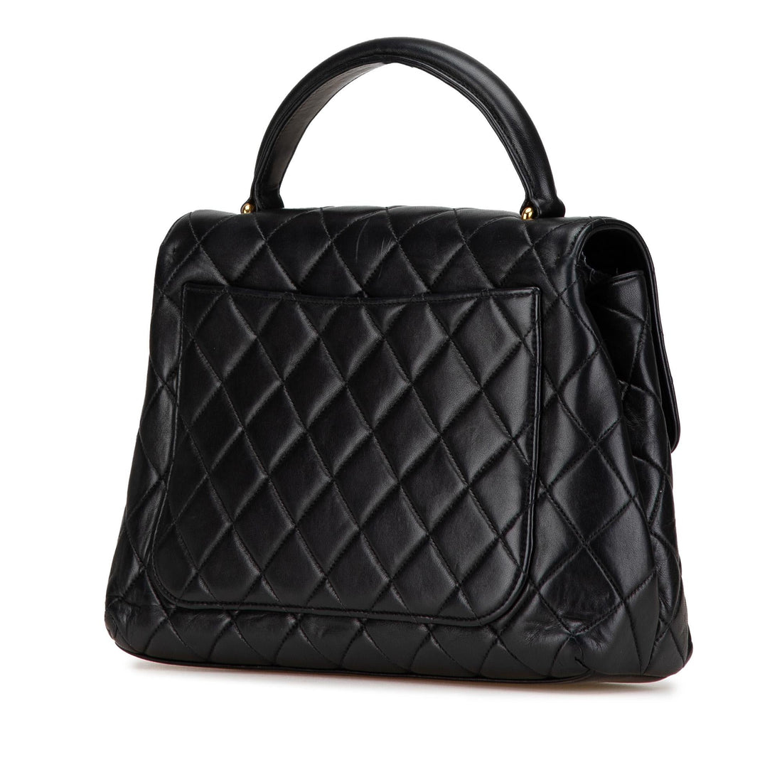 Chanel Medium Lambskin Kelly Top Handle Bag (SHG-5hh0BV)
