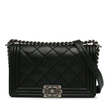 Pearl Street Bags Chanel Medium Lambskin Stitch It Boy Flap (SHG-QrNhc7)