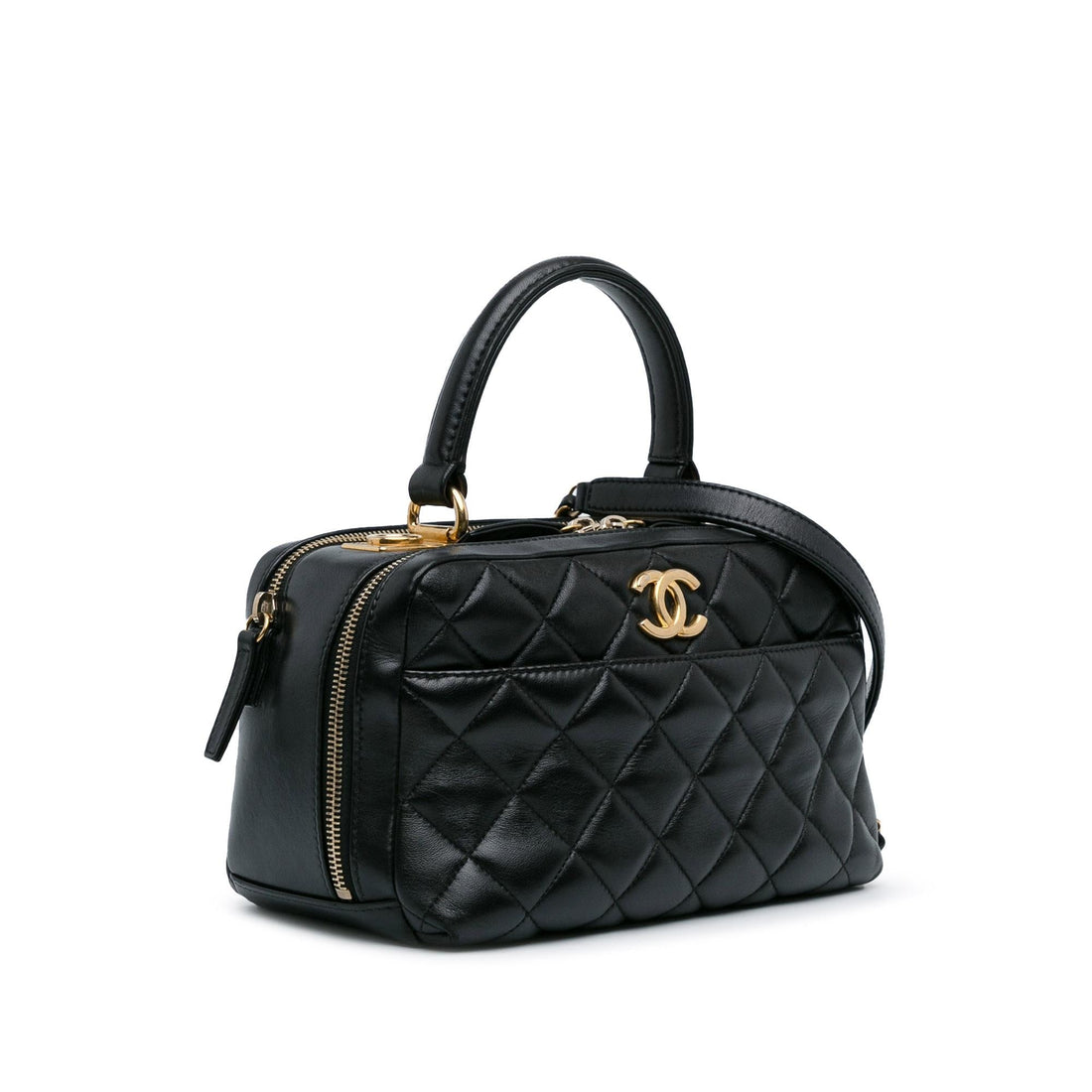 Top Quality Chanel Medium Lambskin Trendy CC Bowling Bag (SHG-JDAaY3)