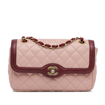 Top Quality Chanel Medium Lambskin Two Tone Day Flap (SHG-lSZu9P)