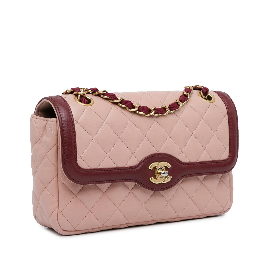 Top Quality Chanel Medium Lambskin Two Tone Day Flap (SHG-lSZu9P)