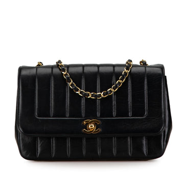 Top Quality Chanel Medium Lambskin Vertical Border Flap (SHG-t5P50W)