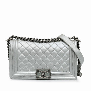 Pearl Street Bags Chanel Medium Metallic Boy Flap (SHG-xCkeOz)