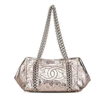 Top Quality Chanel Medium Metallic Calfskin Modern Chain Tote (SHG-ZlIanC)