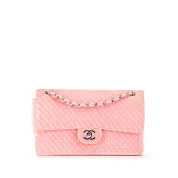 Chanel Medium Micro Quilted Velvet CC Flap (SHG-rxQwA0)