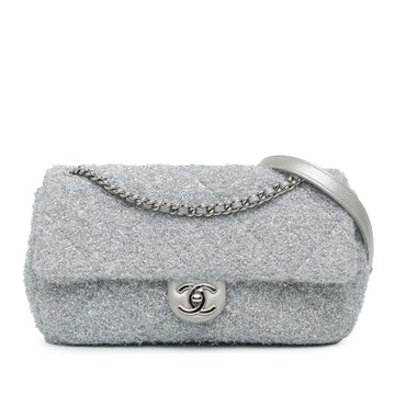 Top Quality Chanel Medium Quilted Lurex Ground Control Pluto Glitter Flap (SHG-oj7q7D)