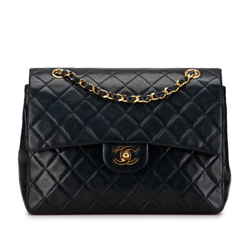Pearl Street Bags Chanel Medium Tall Classic Lambskin Double Flap (SHG-GtveFH)