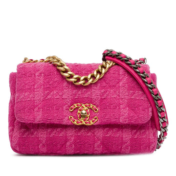 Pearl Street Bags Chanel Medium Tweed 19 Flap (SHG-sCADBh)