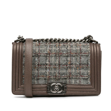 Pearl Street Bags Chanel Medium Tweed Boy Flap (SHG-zJI6Qb)