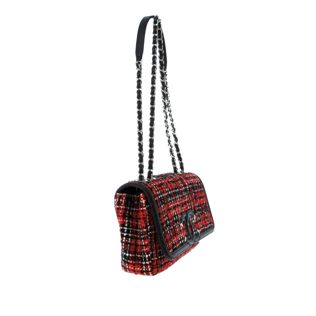 Pearl Street Bags Chanel Medium Tweed CC Filigree Flap (SHG-1z9KZx)