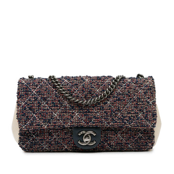 Pearl Street Bags Chanel Medium Tweed Single Flap (SHG-2oV8gp)