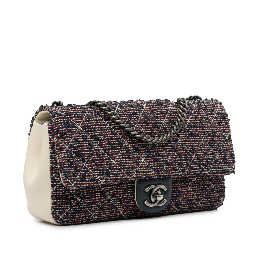 Pearl Street Bags Chanel Medium Tweed Single Flap (SHG-2oV8gp)