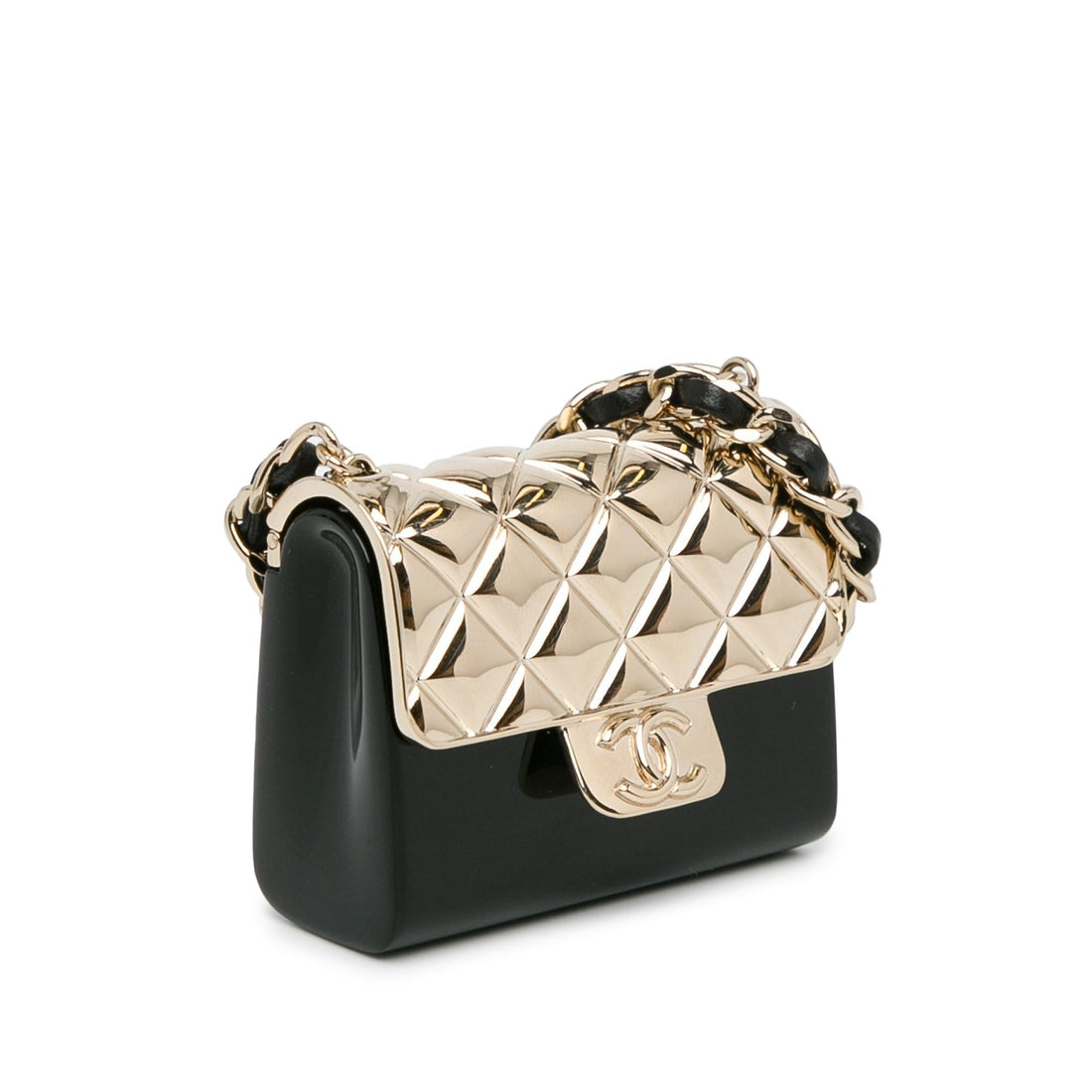 Top Quality Chanel Metal And Resin Chain Flap Pendant Necklace (SHG-E4qmNQ)