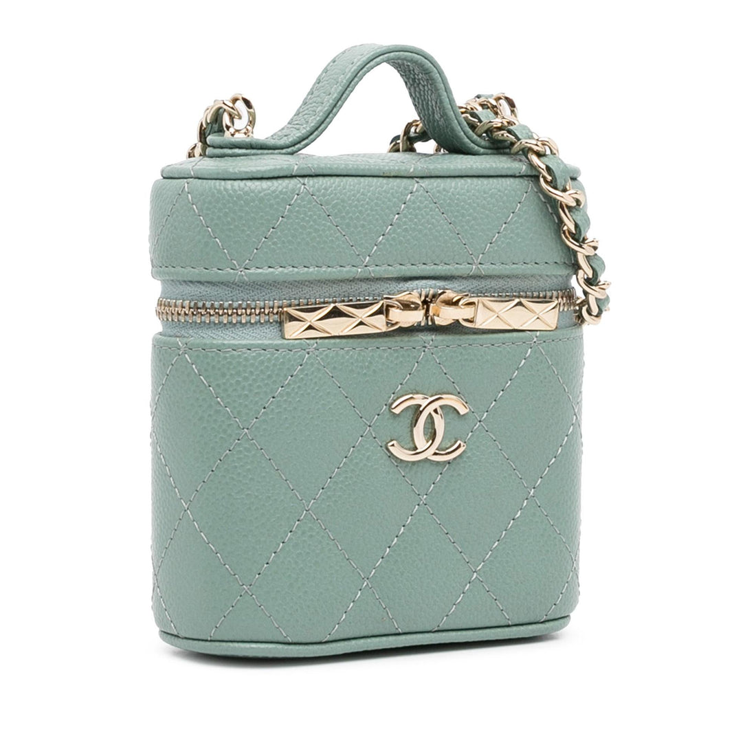 Chanel Mini CC Caviar Vanity Case (SHG-qR02JH)
