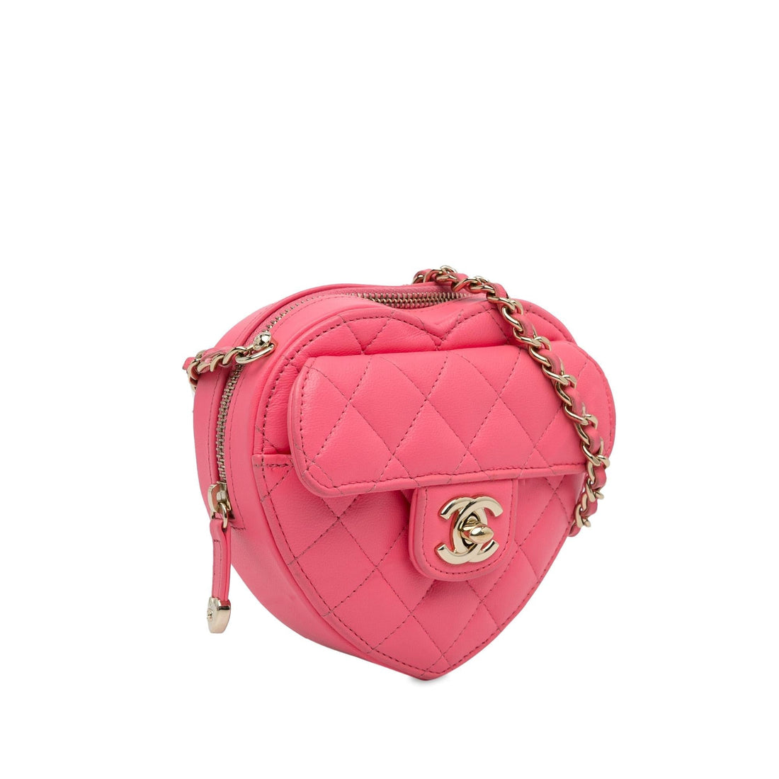 Pearl Street Bags Chanel Mini CC in Love Heart Crossbody Bag (SHG-0Qf4HI)