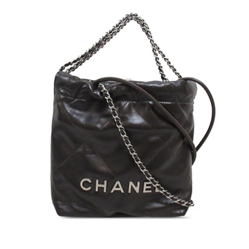 Pearl Street Bags Chanel Mini Calfskin 22 Satchel (SHG-6zESvW)