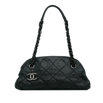 Chanel Mini CalBNkin Just Mademoiselle Bowling Bag (SHG-o7RT81)
