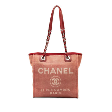 Pearl Street Bags Chanel Mini Canvas Deauville Tote (SHG-SUS6M3)