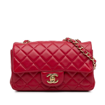 Pearl Street Bags Chanel Mini Classic Lambskin Rectangular Single Flap (SHG-6kkXVi)