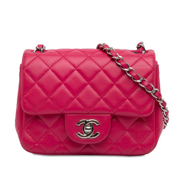 Pearl Street Bags Chanel Mini Classic Lambskin Square Single Flap (SHG-w1g0FJ)