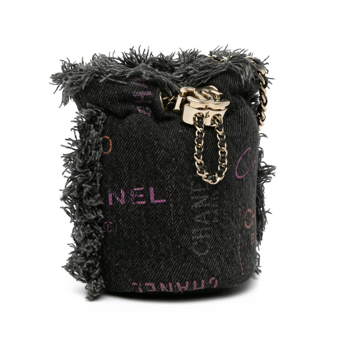 Chanel Mini Denim Mood Bucket with Chain (SHG-u5NLRA)