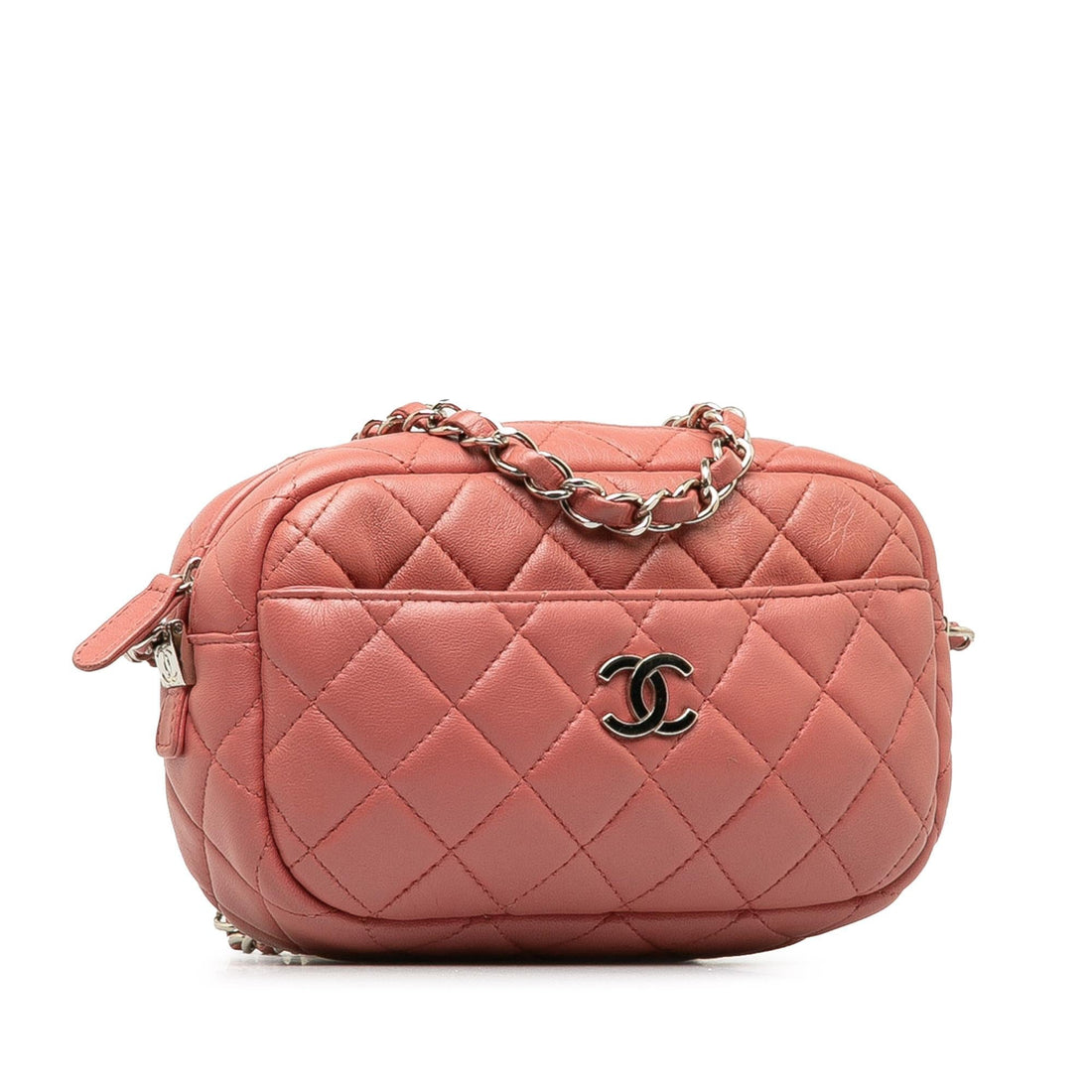 Pearl Street Bags Chanel Mini Lambskin Camera Case (SHG-J1pjLT)