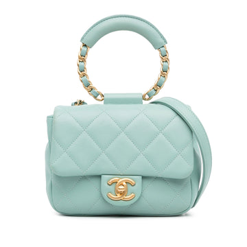 Pearl Street Bags Chanel Mini Lambskin In The Loop Flap (SHG-Fe4t9D)