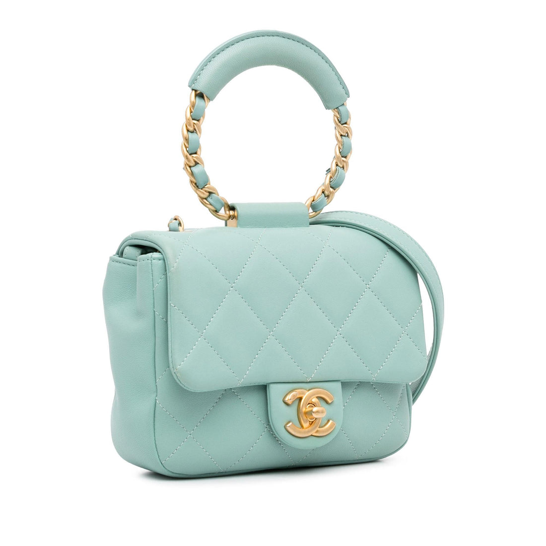 Pearl Street Bags Chanel Mini Lambskin In The Loop Flap (SHG-Fe4t9D)
