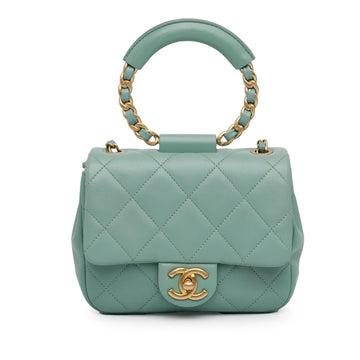 Pearl Street Bags Chanel Mini Lambskin In The Loop Flap (SHG-YZnOKG)