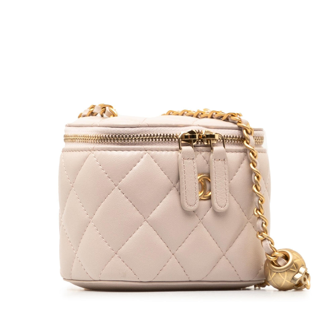 Pearl Street Bags Chanel Mini Lambskin Pearl Crush Vanity (SHG-NxWTyw)