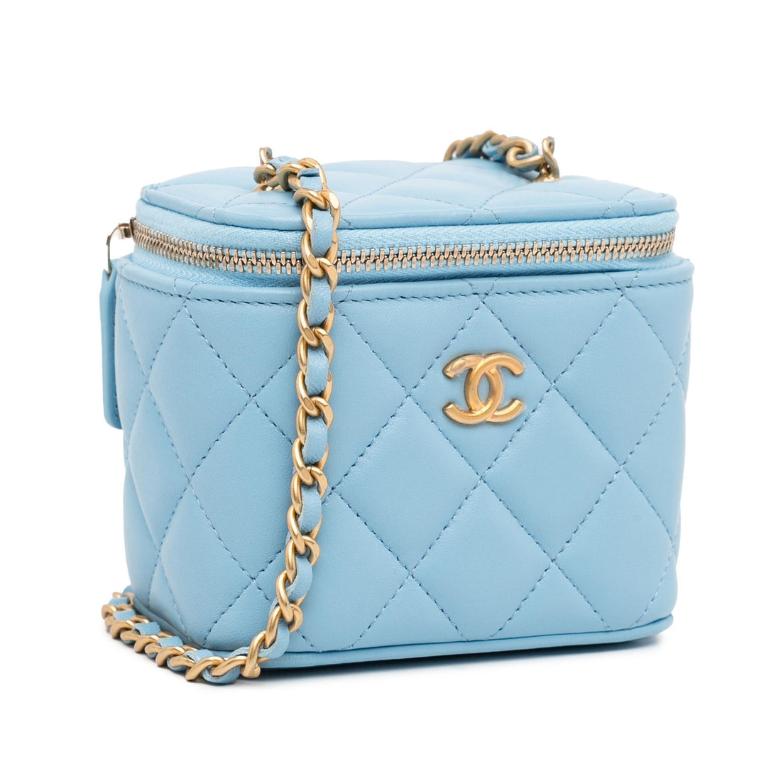 Pearl Street Bags Chanel Mini Lambskin Pearl Crush Vanity (SHG-hh2WV2)