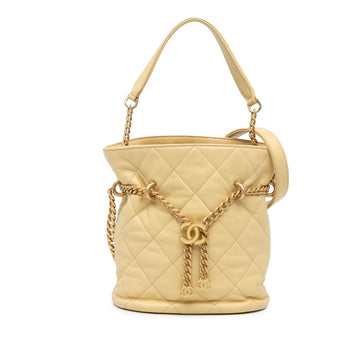 Top Quality Chanel Mini Lambskin Pending CC Bucket Bag (SHG-2c0Ixn)