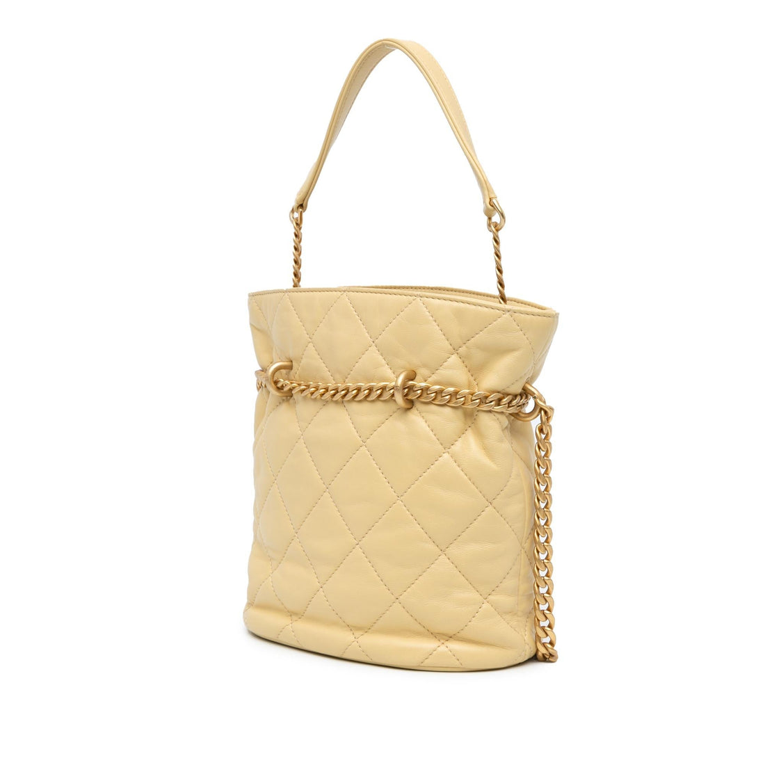 Top Quality Chanel Mini Lambskin Pending CC Bucket Bag (SHG-2c0Ixn)
