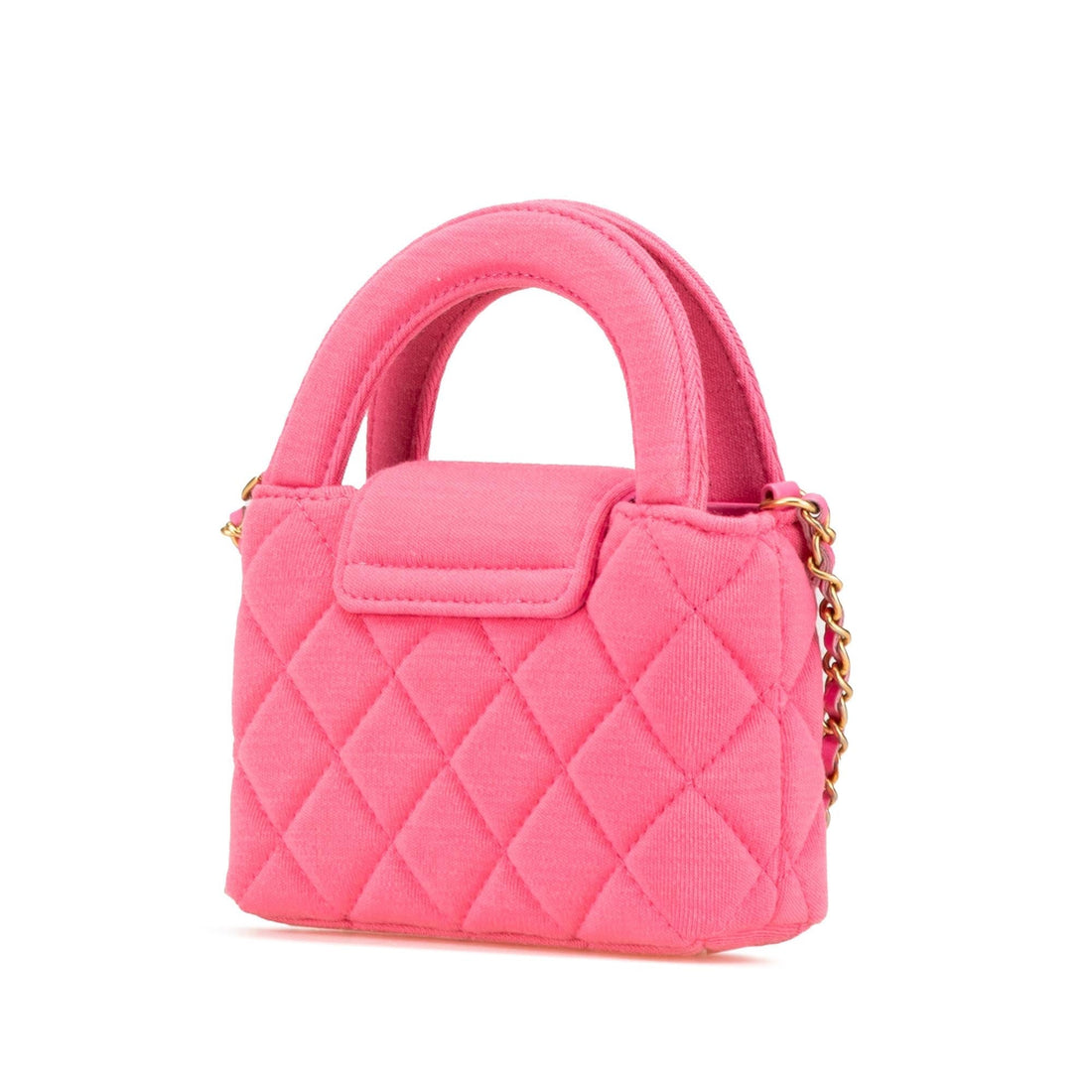 Chanel Mini Nano Jersey Kelly Shopper Bag (SHG-VEwKgA)