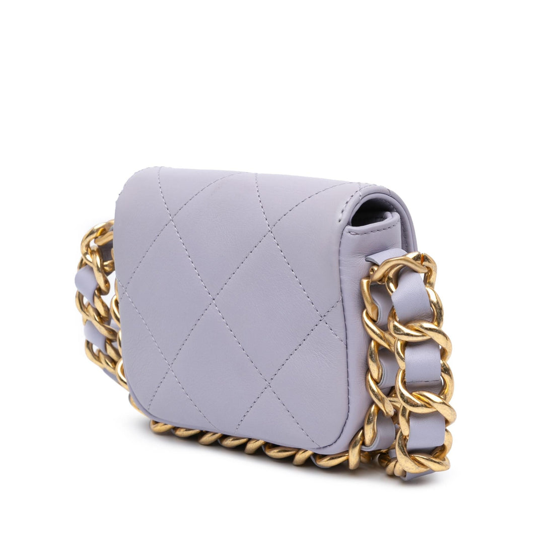 Chanel Mini Quilted Calfskin Framing Chain Flap (SHG-5dGD0i)