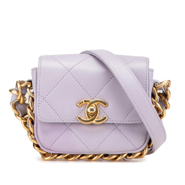 Chanel Mini Quilted Calfskin Framing Chain Flap (SHG-f0Hbht)