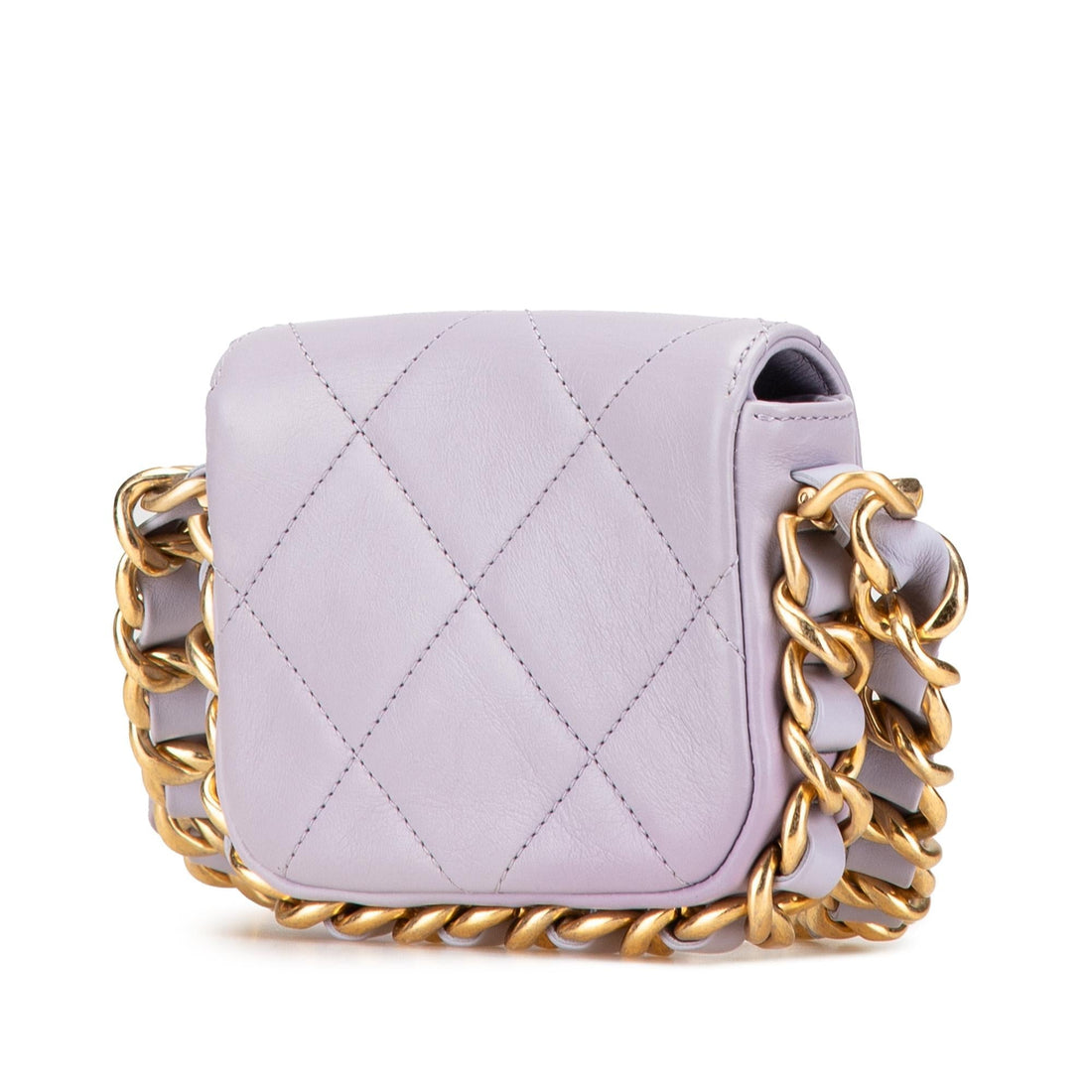 Chanel Mini Quilted Calfskin Framing Chain Flap (SHG-f0Hbht)