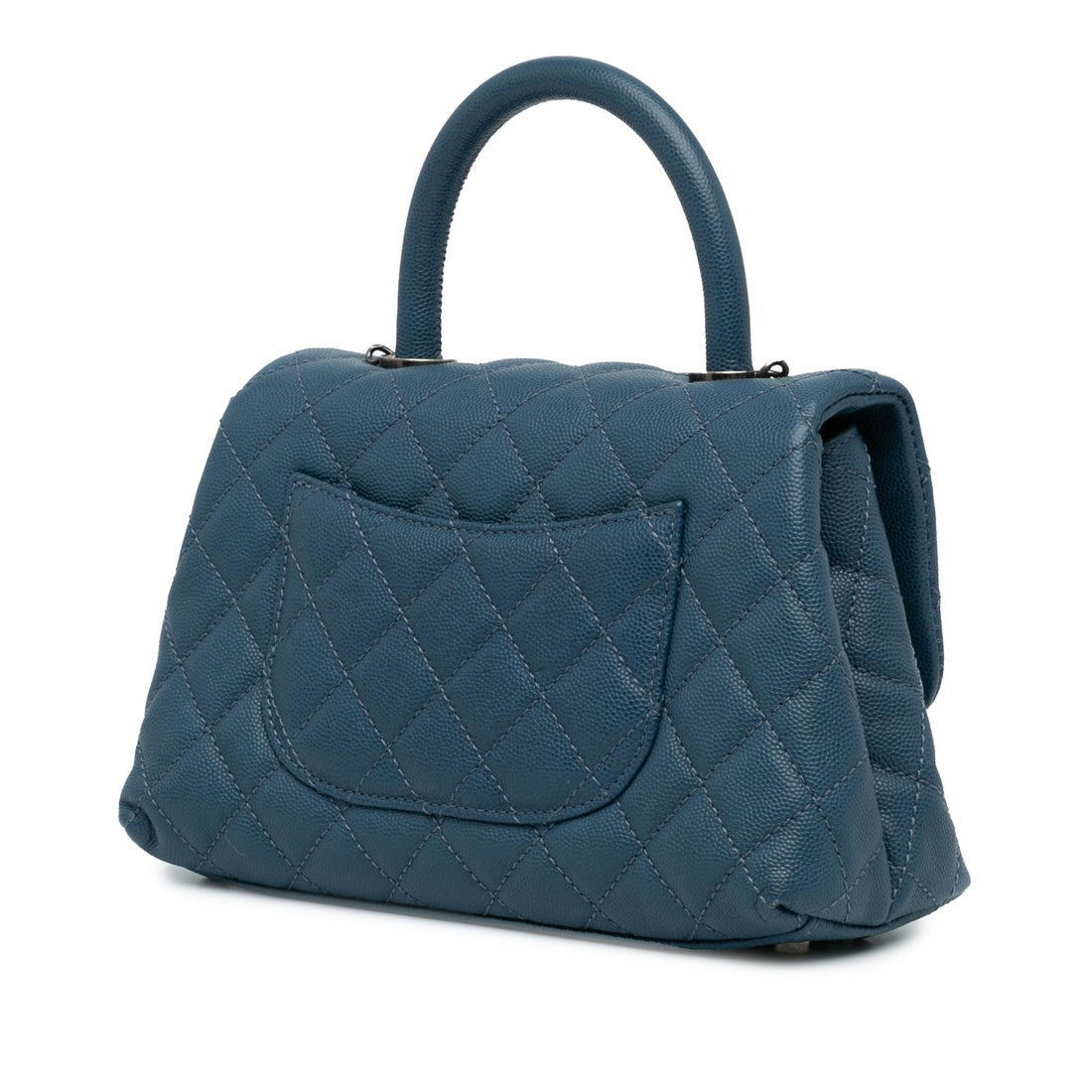Top Quality Chanel Mini Quilted Caviar Coco Top Handle Bag (SHG-0p2bzJ)