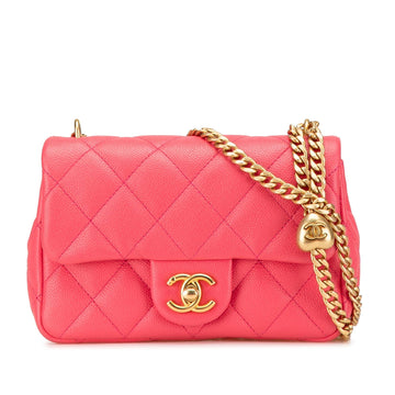 Chanel Mini Quilted Caviar Sweetheart Flap (SHG-cyCm3O)