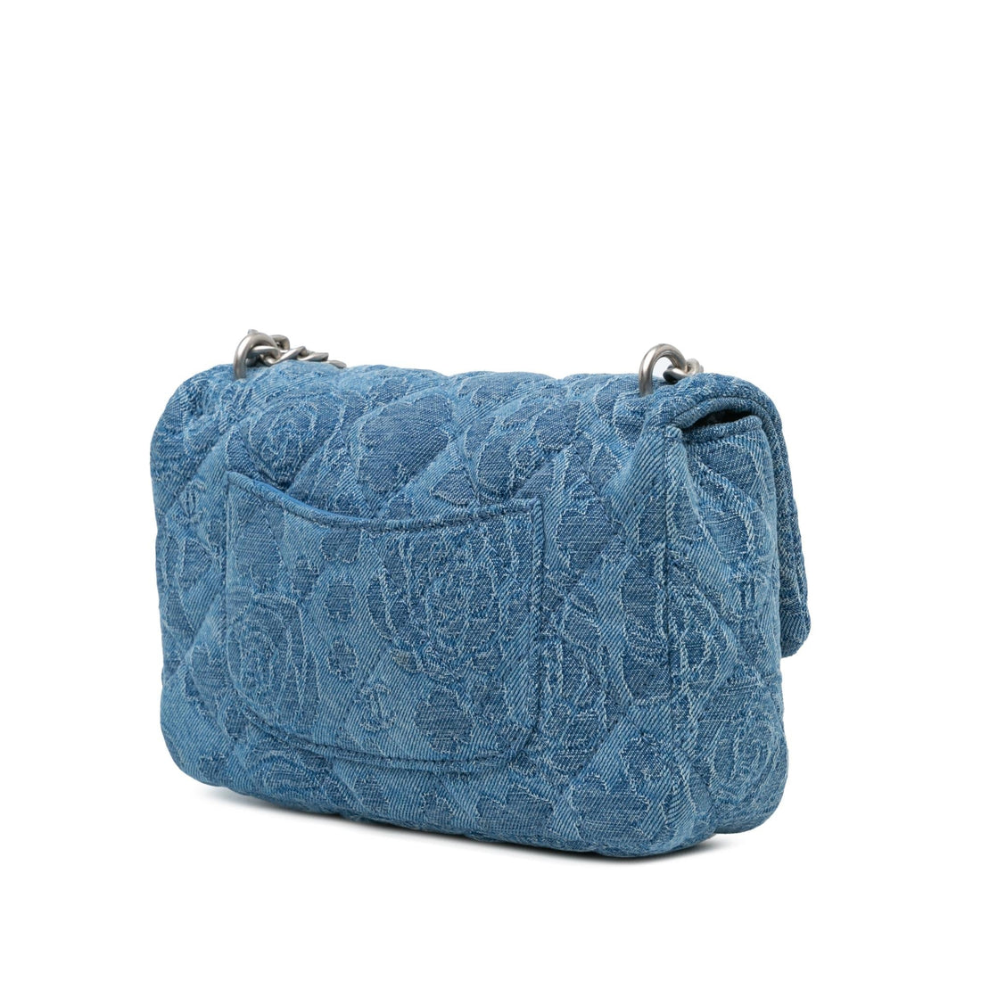 Top Quality Chanel Mini Quilted Denim Camellia Sweetheart Flap (SHG-Z6FxHj)