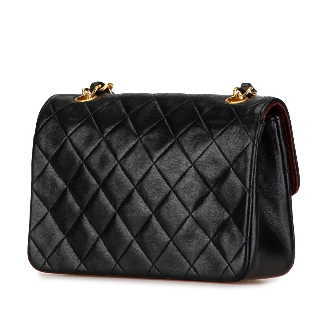 Chanel Mini Quilted Lambskin CC Single Flap (SHG-RoKQI5)