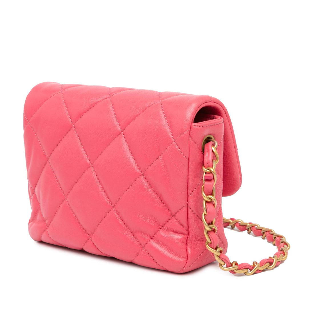 Top Quality Chanel Mini Quilted Lambskin Plexiglass Coco Love Flap (SHG-jg1Sc6)