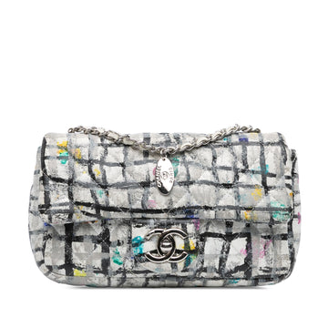 Top Quality Chanel Mini Rectangular Calfskin Hand Painted Graffiti Flap (SHG-mO8ouq)